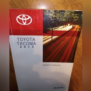 Toyota Tacoma 2013 Official OEM Softcover Owner's Manual